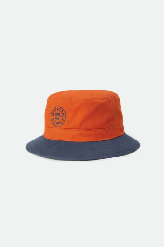 Oath Bucket Hat - Autumn/Washed Navy sold by Brixton