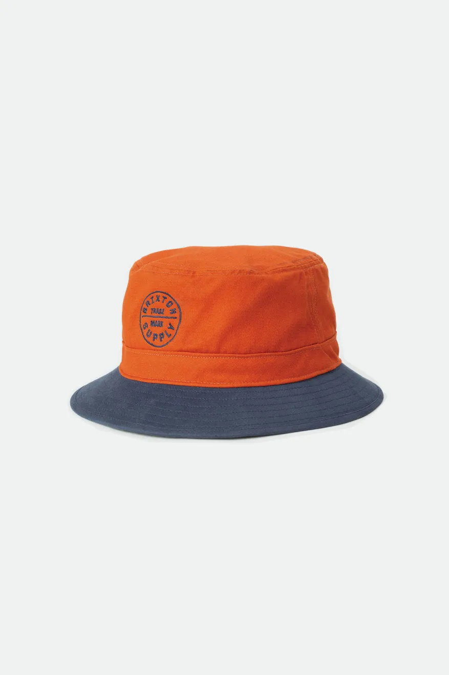 Oath Bucket Hat - Autumn/Washed Navy sold by Brixton