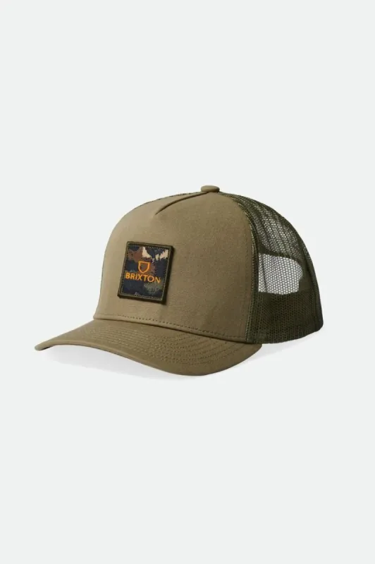 Alpha Block NetPlus C MP Mesh Cap - Military Olive/Military Olive sold by Brixton