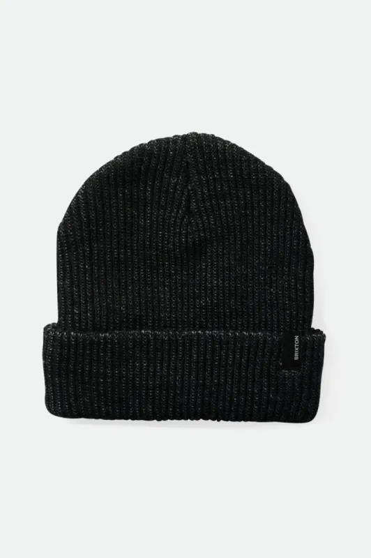 Heist Beanie - Black/Beige sold by Brixton