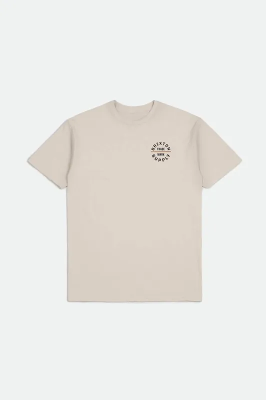 Oath V S/S Standard Tee - Cream/Black/Burnt Orange sold by Brixton