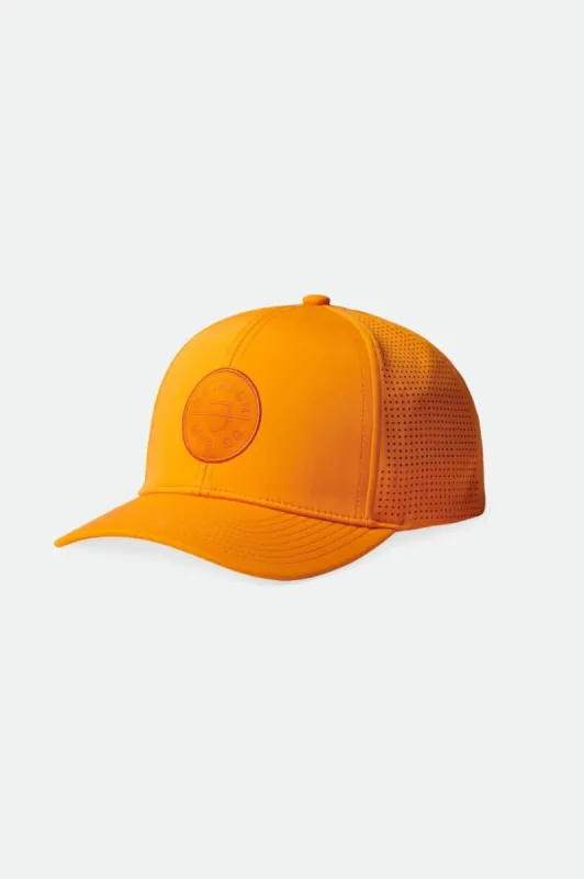 Crest NetPlus MP Snapback - Orange sold by Brixton