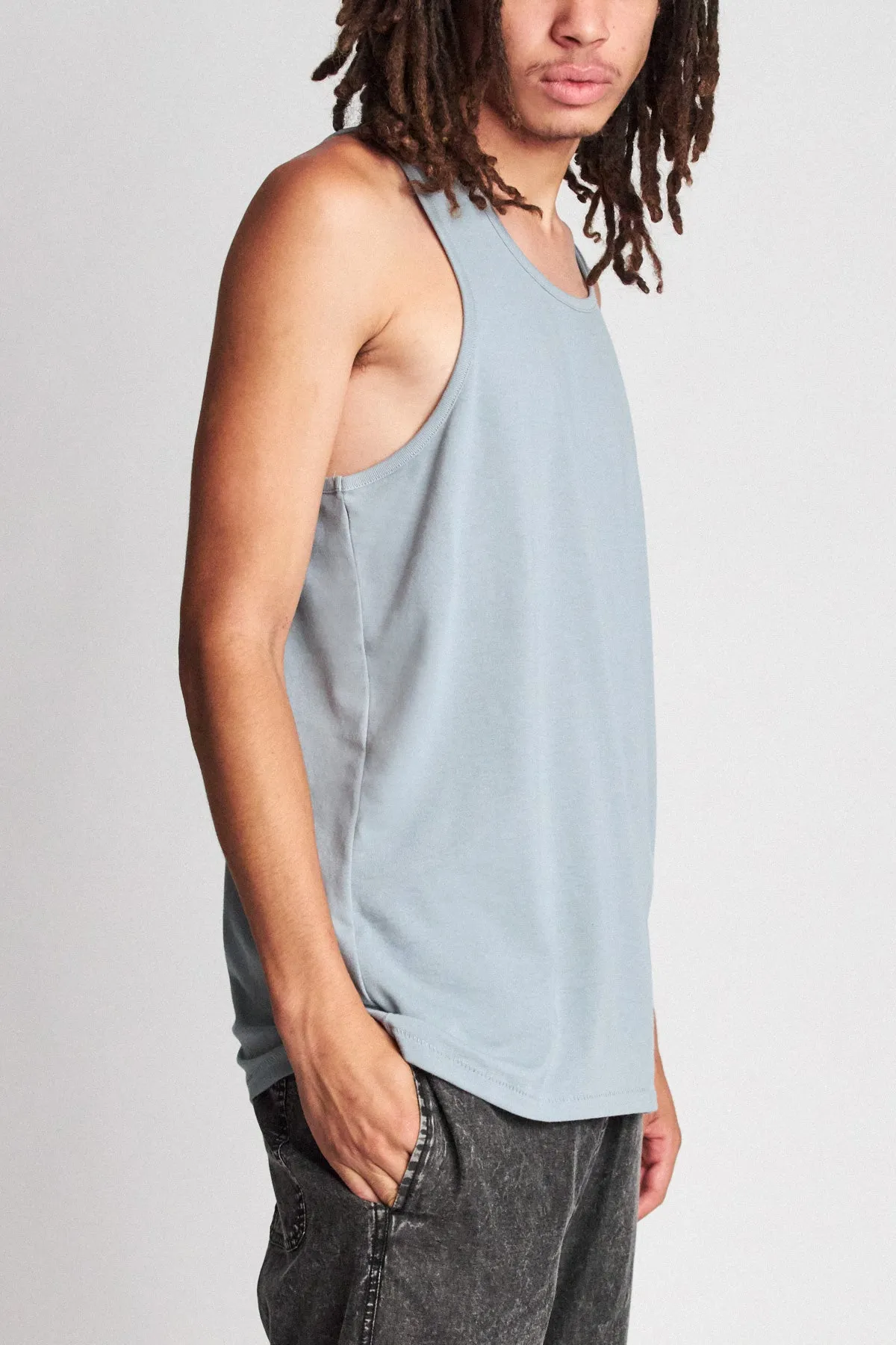 Basic Tank Top - Blue Stone sold by Brixton product image thumbnail 4