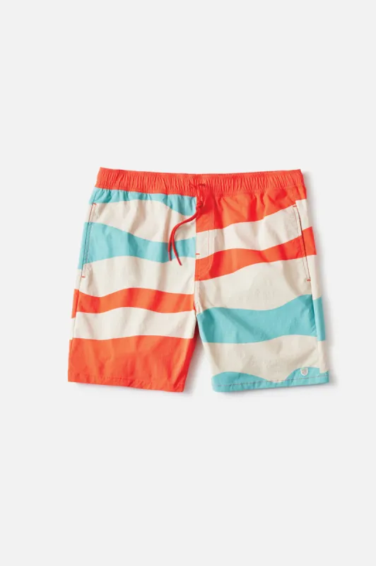 Voyage Hybrid Short - Red Ocean made by Brixton