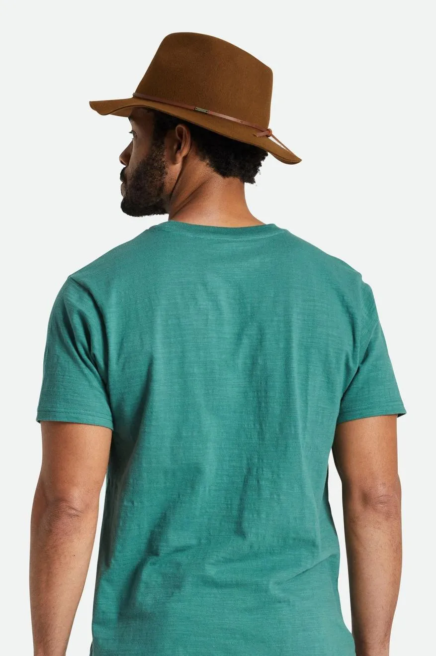 Wesley Packable Fedora - Coffee sold by Brixton product image thumbnail 4