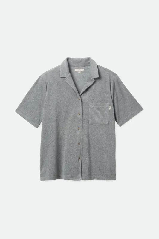 Bunker Bella Boyfriend S/S Knit - Heather Grey sold by Brixton