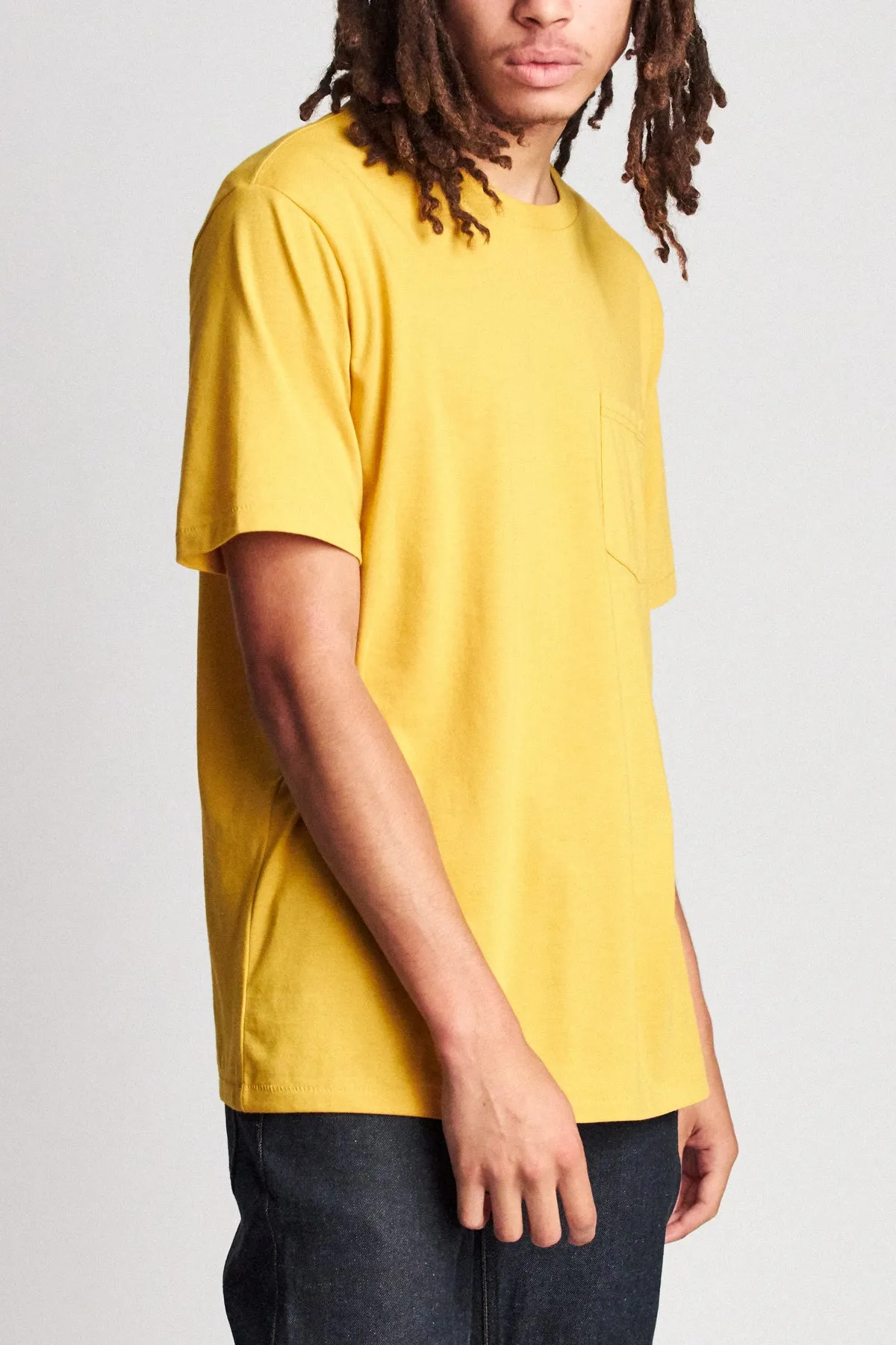 Basic S/S Pocket Tee - Nugget Gold sold by Brixton product image thumbnail 4