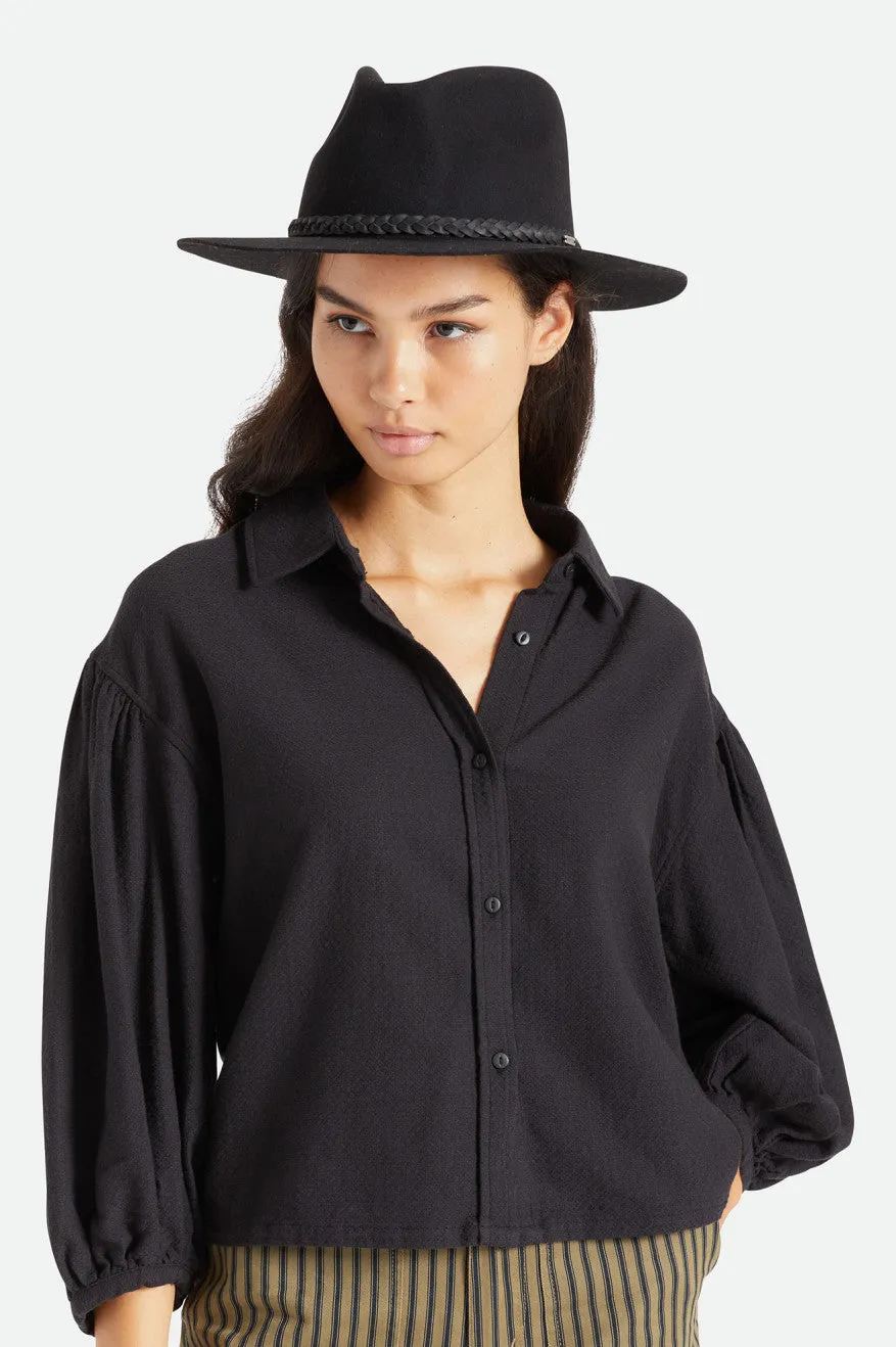 Messer Western Fedora - Black sold by Brixton product image thumbnail 5