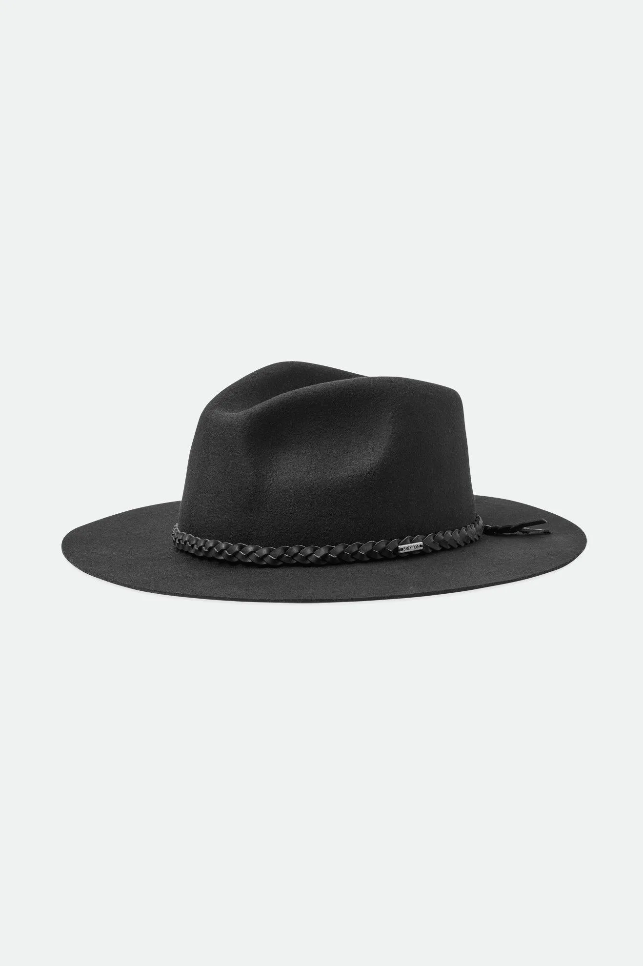 Messer Western Fedora - Black sold by Brixton