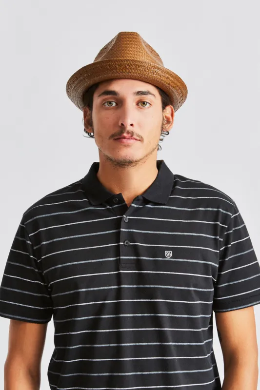 Castor Fedora - Sepia/Brown sold by Brixton