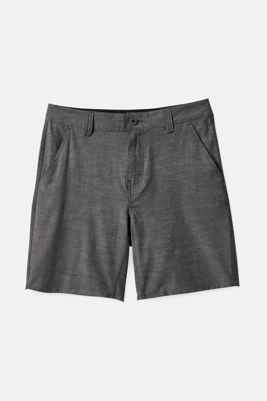 Choice Chino II Utility Short - Charcoal sold by Brixton