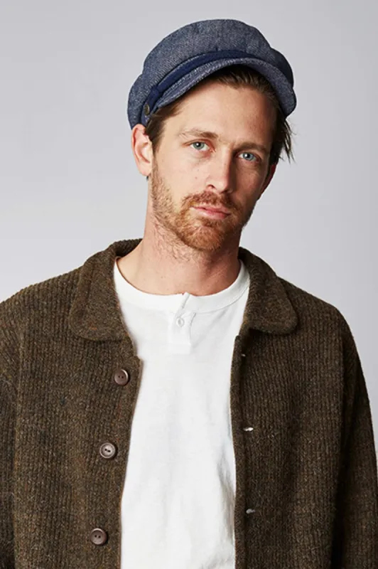 Fiddler Cap - Denim/Dark Navy sold by Brixton