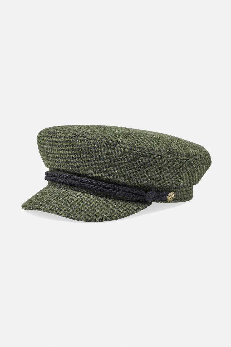 Fiddler Cap - Moss/Black sold by Brixton