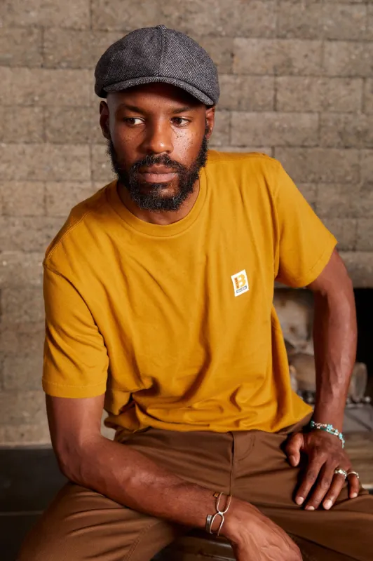 Builders S/S Standard Tee - Golden Brown sold by Brixton