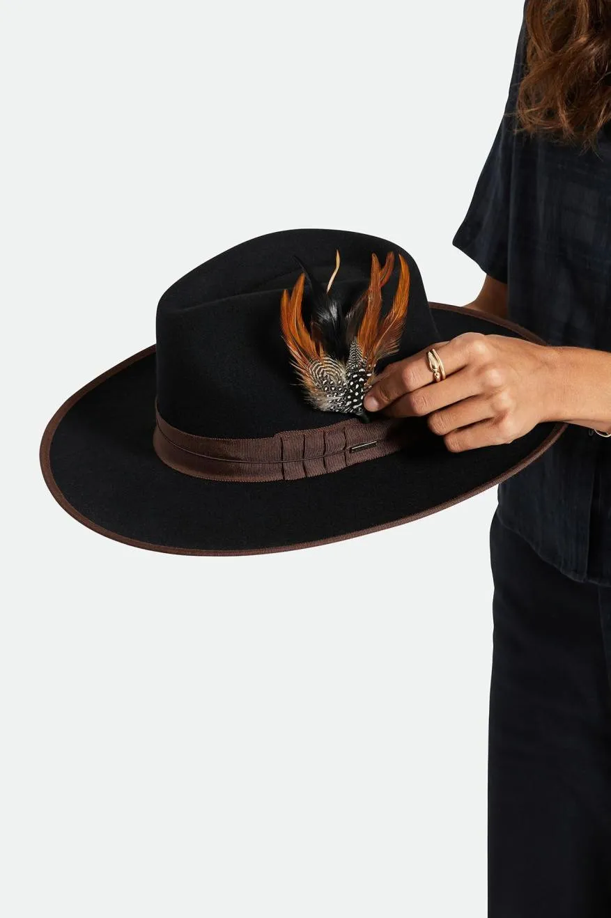 Brixton Hat Feather - Burnt Orange/Black/Mahogany sold by Brixton product image thumbnail 4