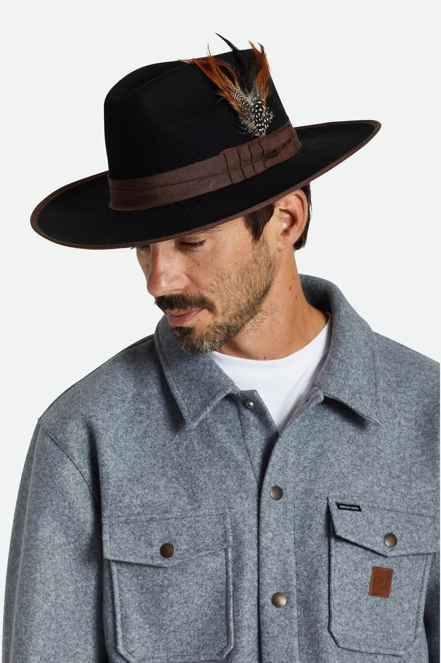 Brixton Hat Feather - Burnt Orange/Black/Mahogany sold by Brixton product image thumbnail 2