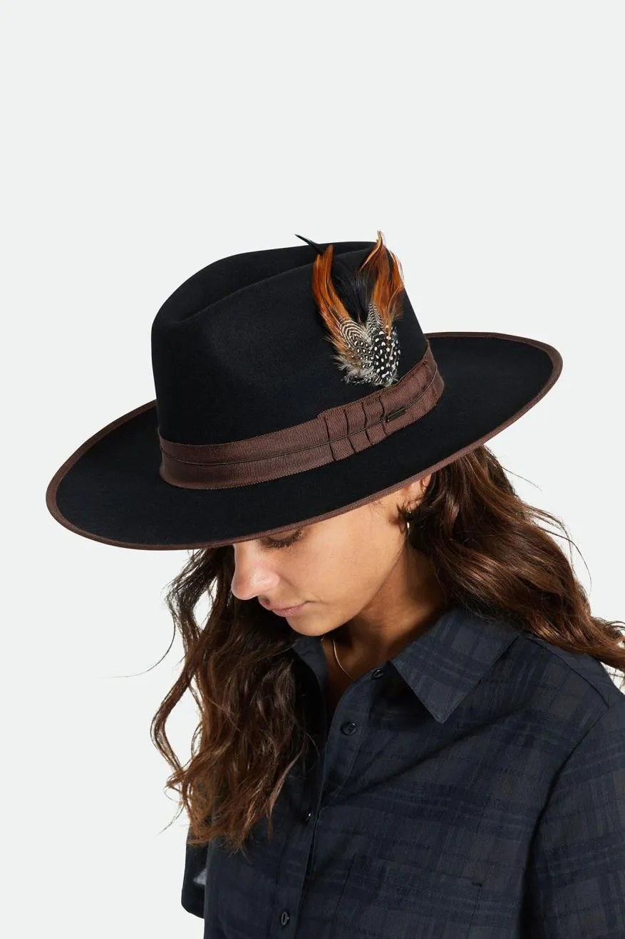Brixton Hat Feather - Burnt Orange/Black/Mahogany sold by Brixton product image thumbnail 3