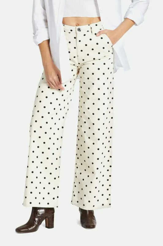 Victory Full Length Wide Leg Pant - Natural sold by Brixton