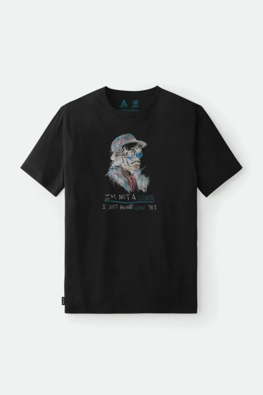 BB Hope S/S Tailored Tee - Black sold by Brixton