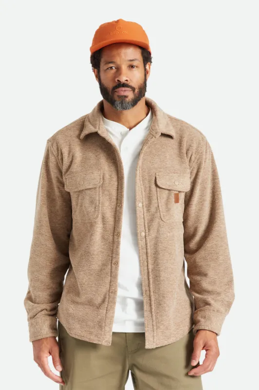 Bowery L/S Arctic Stretch Fleece - Oatmeal sold by Brixton