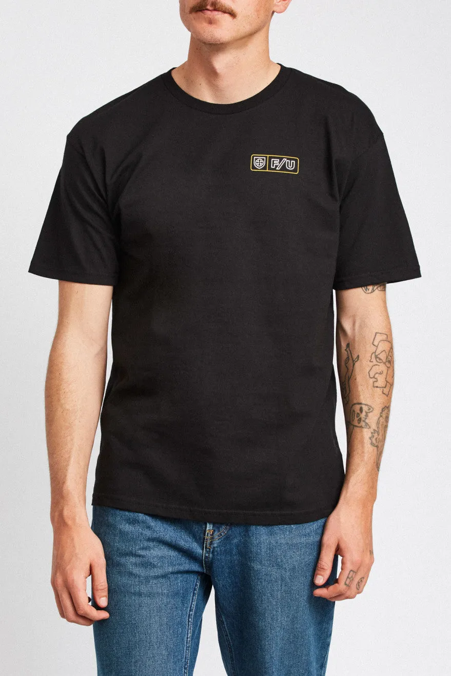 Turnpike S/S Standard Tee - Black sold by Brixton