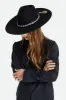 Brixton Adjustable Double Wrap Leather Hat Band - Black/Off White sold by Brixton