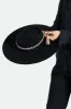 Brixton Adjustable Double Wrap Leather Hat Band - Black/Off White sold by Brixton