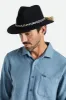 Brixton Adjustable Double Wrap Leather Hat Band - Black/Off White sold by Brixton