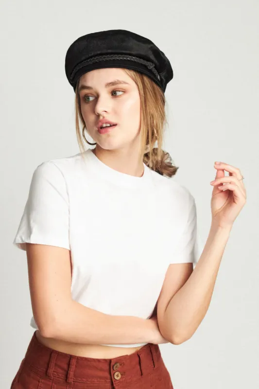 Caroline Cap - Black/Black sold by Brixton