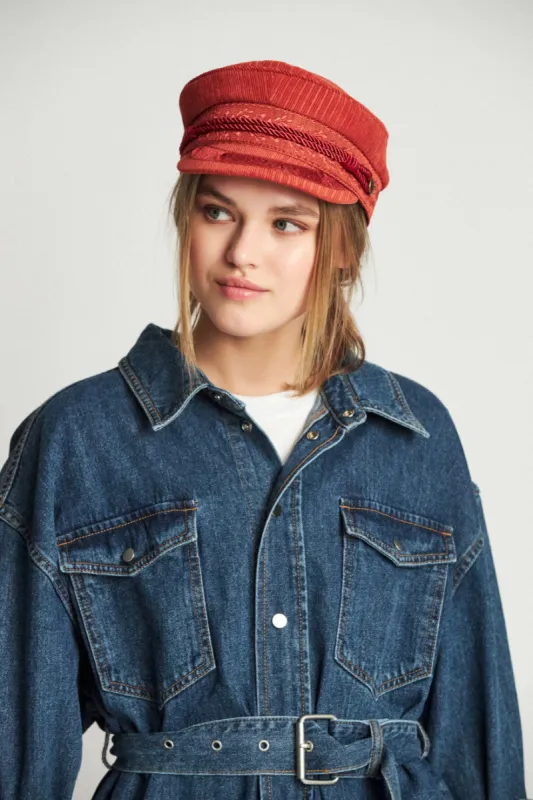 Albany Cap - Red Clay sold by Brixton