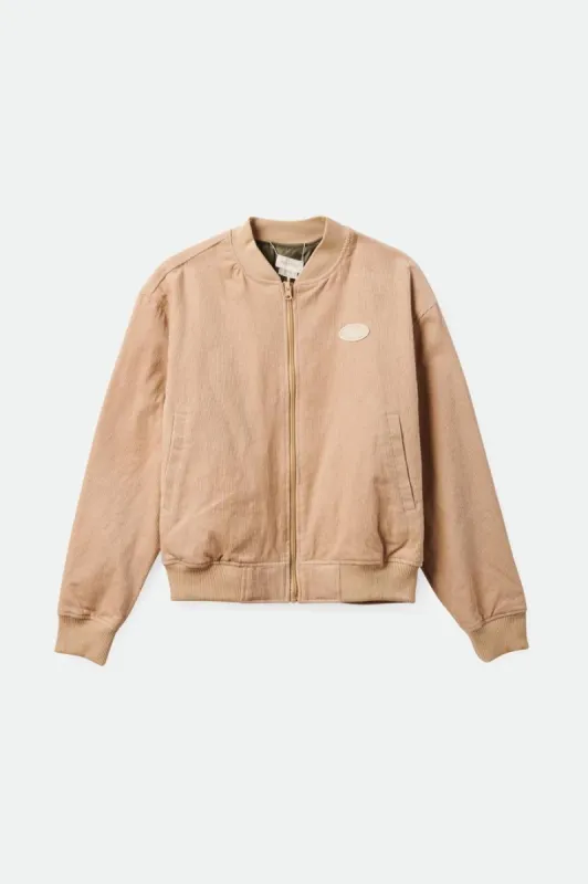 Utopia Reversible Bomber Jacket - Sesame sold by Brixton