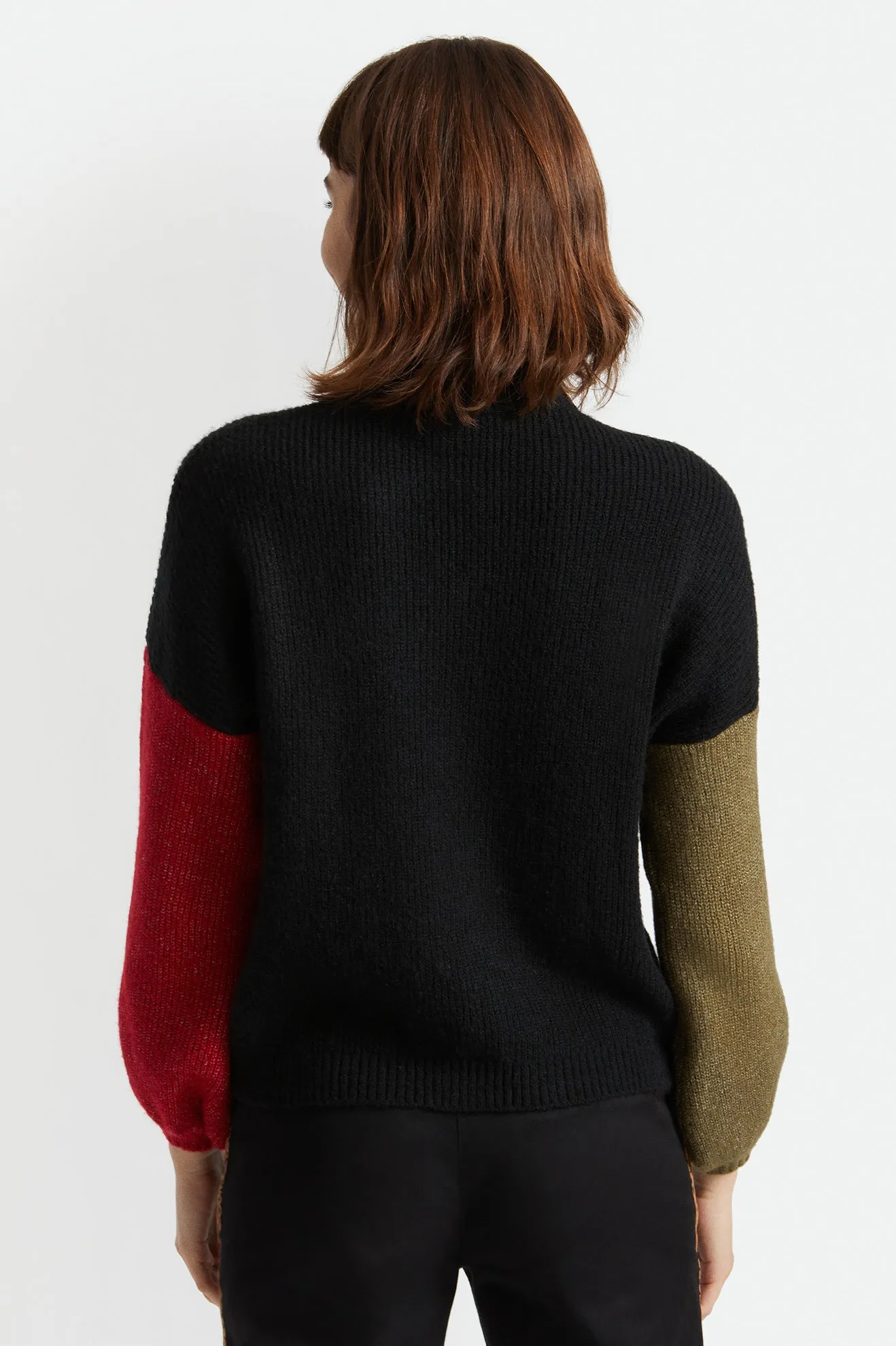Burning Up Sweater - Military Olive/Chili Pepper sold by Brixton product image thumbnail 4