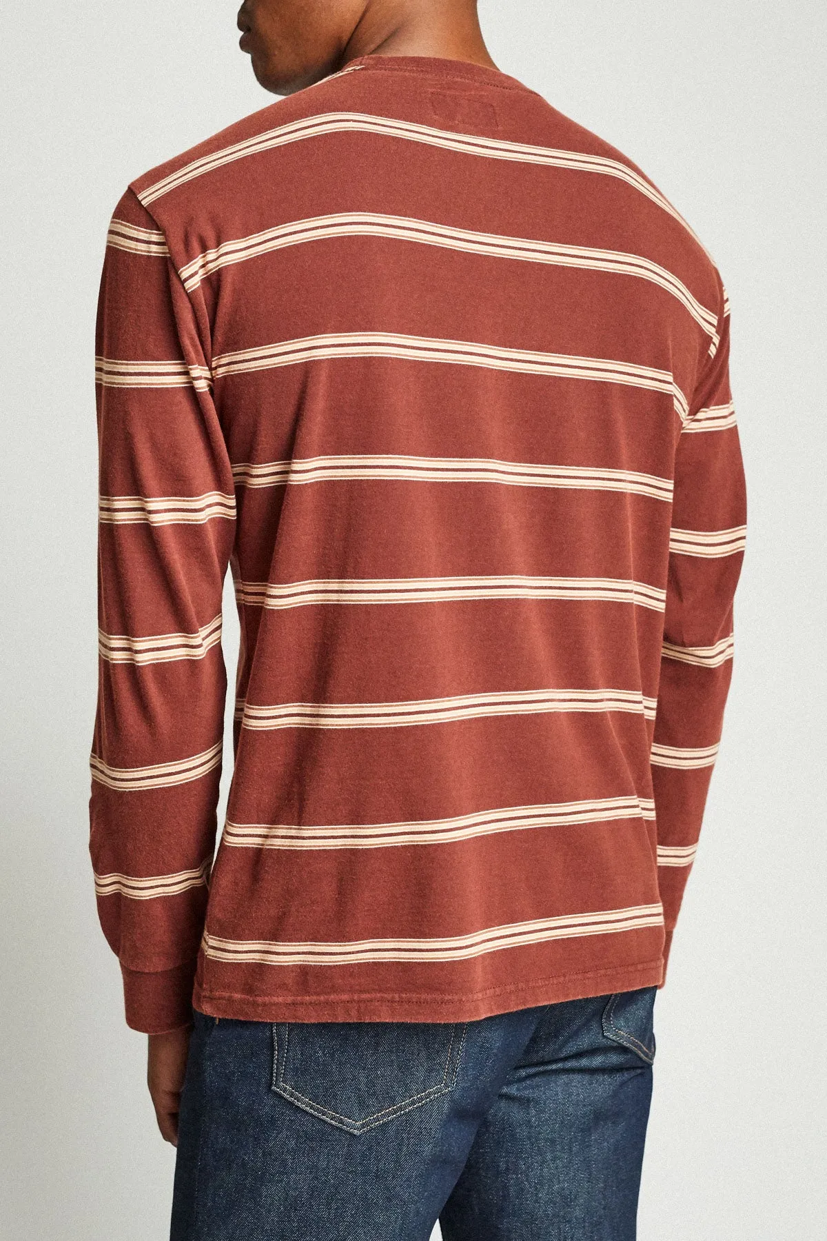 Hilt Washed L/S Pocket Tee - Chestnut sold by Brixton product image thumbnail 3
