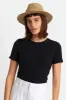 Messer Resort Straw Fedora - Tan sold by Brixton