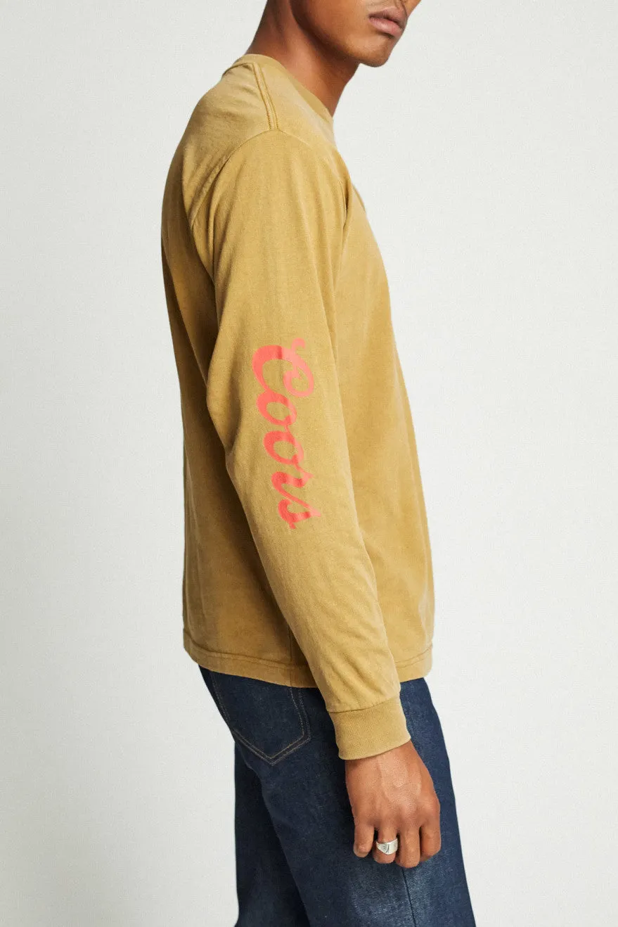 Banquet L/S Standard Tee - Washed Copper sold by Brixton product image thumbnail 2