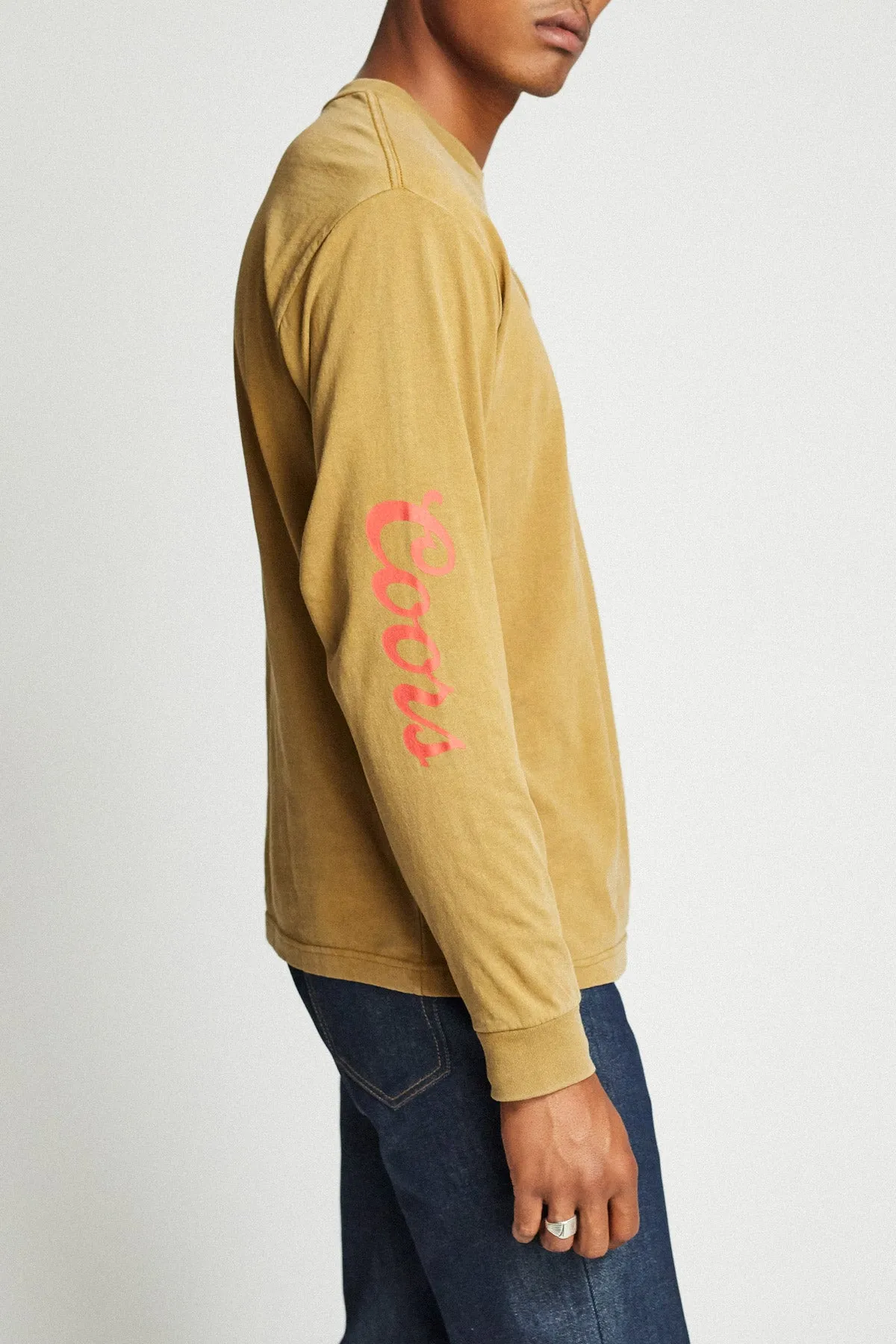 Banquet L/S Standard Tee - Washed Copper sold by Brixton product image thumbnail 3