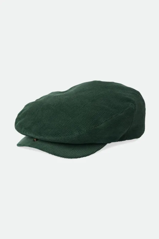 Hooligan Flat Cap - Pine Needle made by Brixton