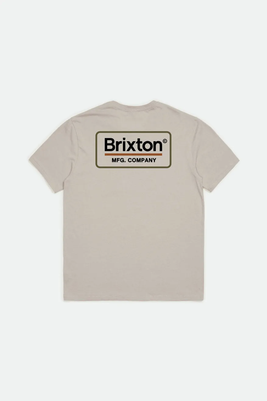 Palmer S/S Tailored Tee - Beige sold by Brixton product image thumbnail 2
