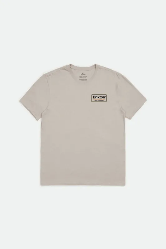 Palmer S/S Tailored Tee - Beige sold by Brixton