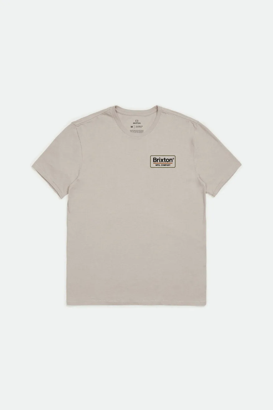 Palmer S/S Tailored Tee - Beige sold by Brixton