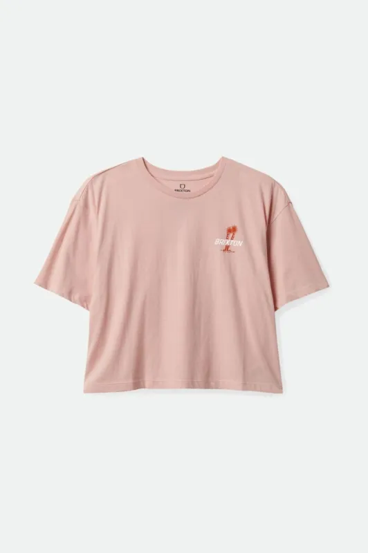 Austin Women's S/S Skimmer Tee - Coral Pink sold by Brixton