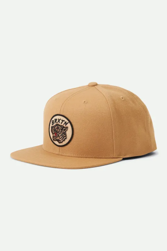 Kit MP Snapback - Medal Bronze sold by Brixton