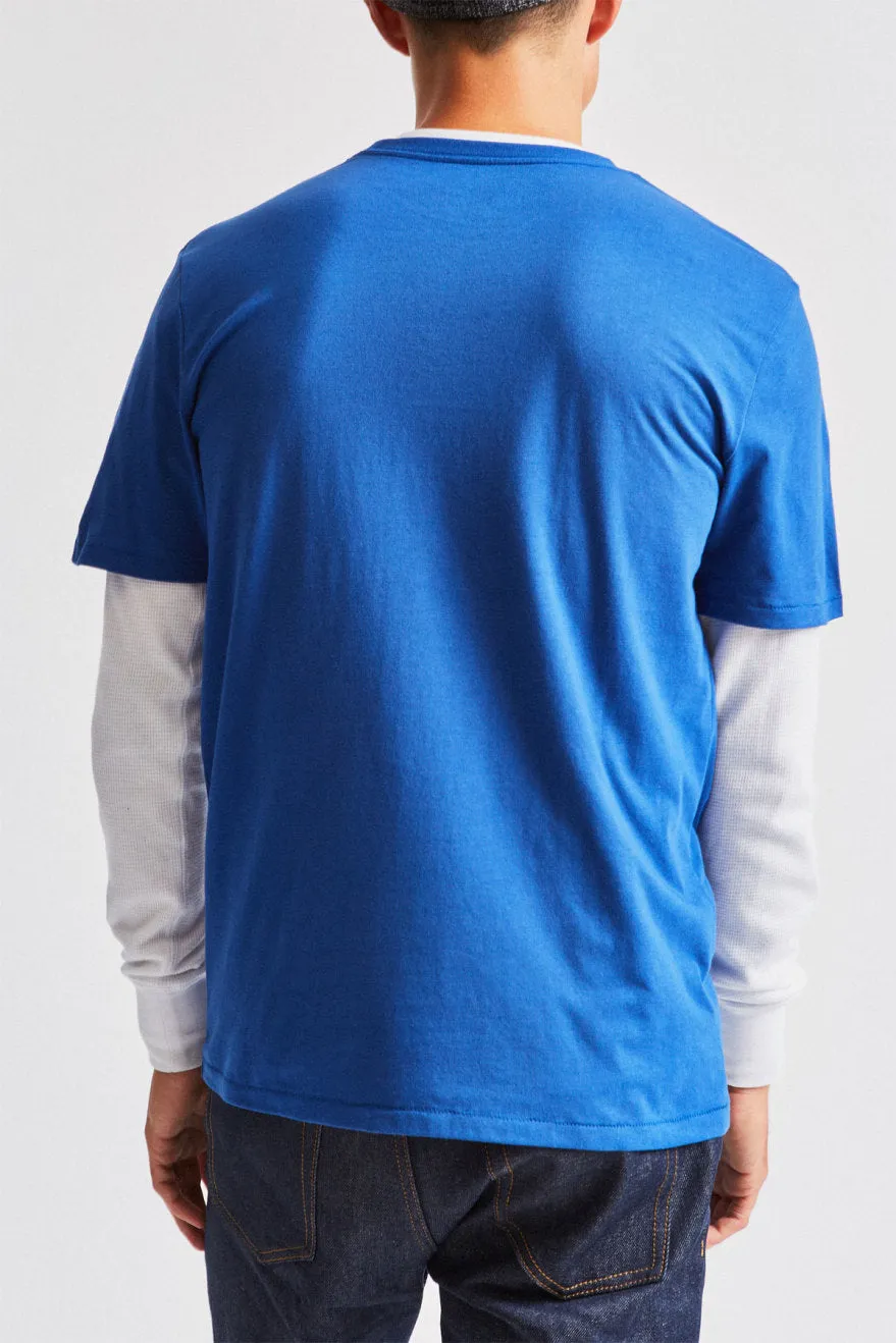 Basic S/S Pocket Tee - Monaco Blue sold by Brixton product image thumbnail 3