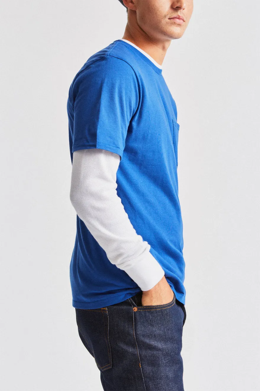 Basic S/S Pocket Tee - Monaco Blue sold by Brixton product image thumbnail 2