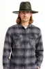 Cohen Straw Cowboy Hat - Washed Black sold by Brixton