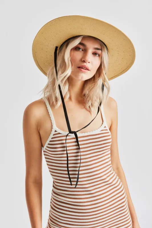 Frances Hat - Tan sold by Brixton