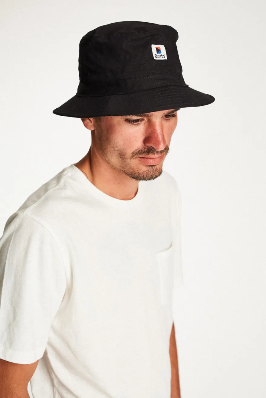 Stowell Bucket Hat - Black sold by Brixton
