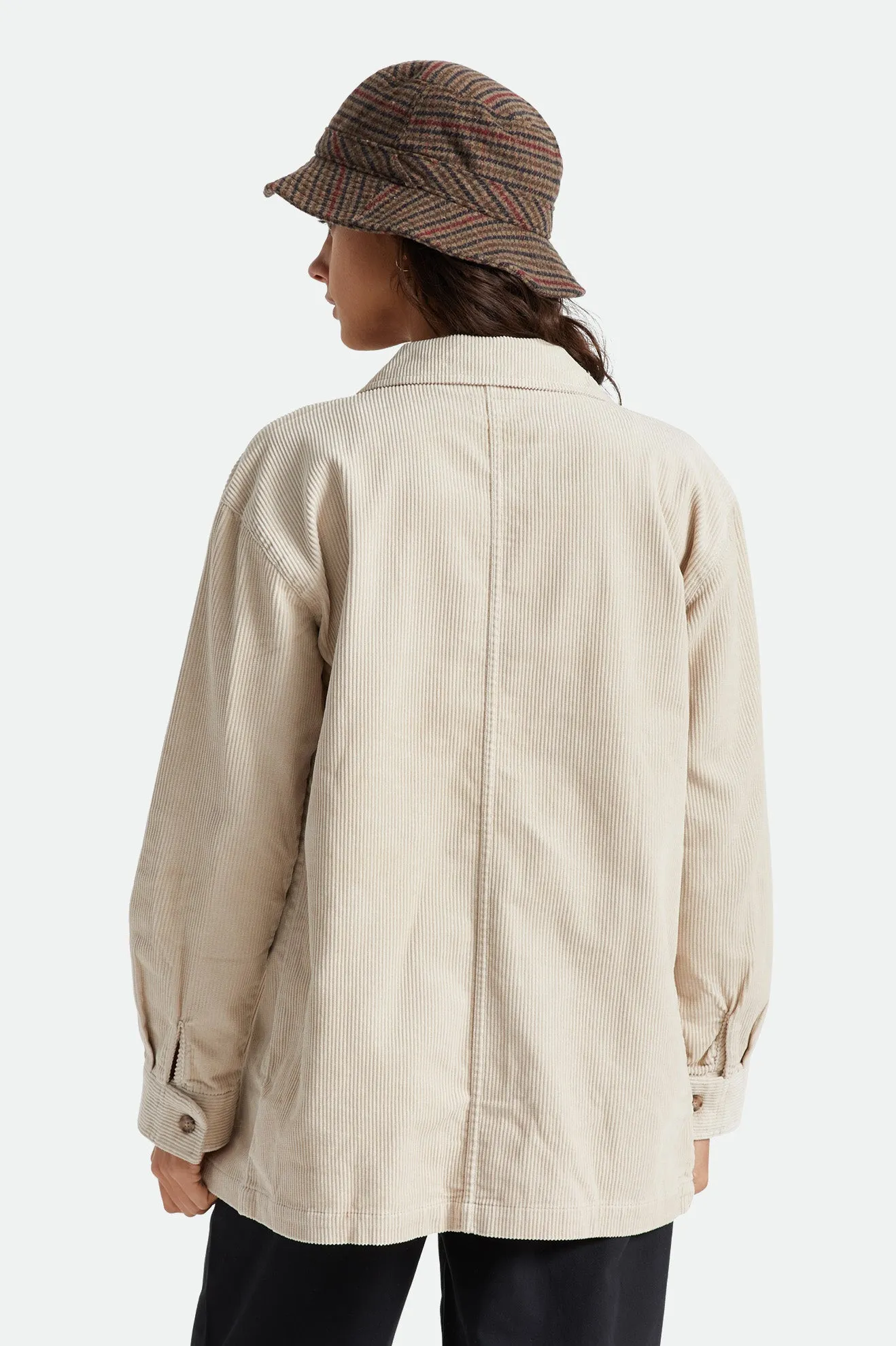 Bowery Tunic Overshirt - Beige sold by Brixton product image thumbnail 4