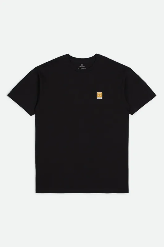 Beta S/S Tailored Tee - Black sold by Brixton