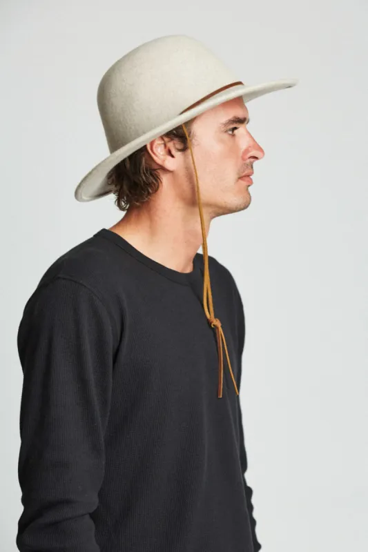 Tiller Hat - Heather Stone sold by Brixton